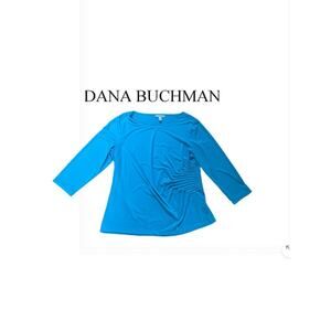 Dana Buchman Aqua Blue Top Sz. XL